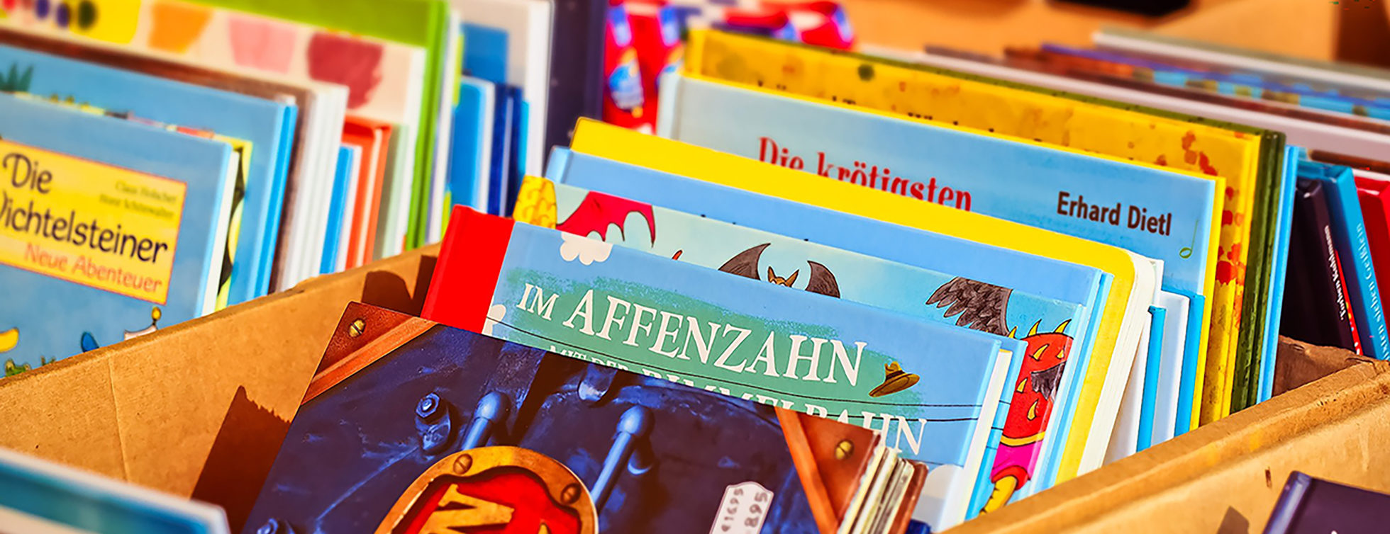 Bücherflohmarkt für Kinder