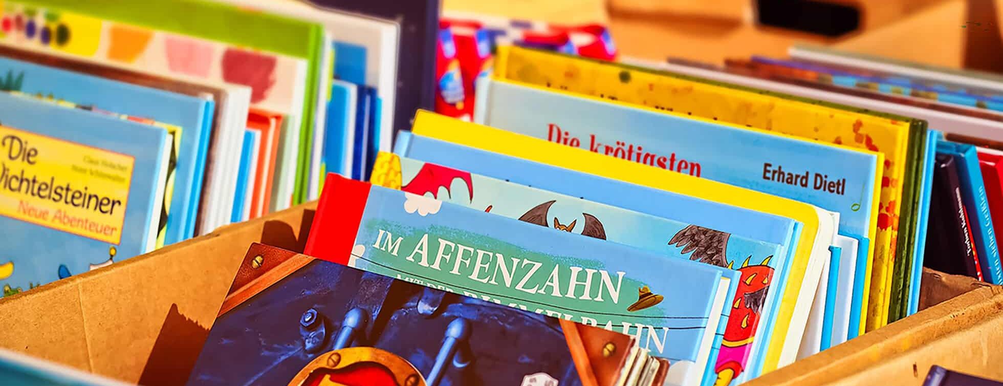Bücherflohmarkt für Kinder