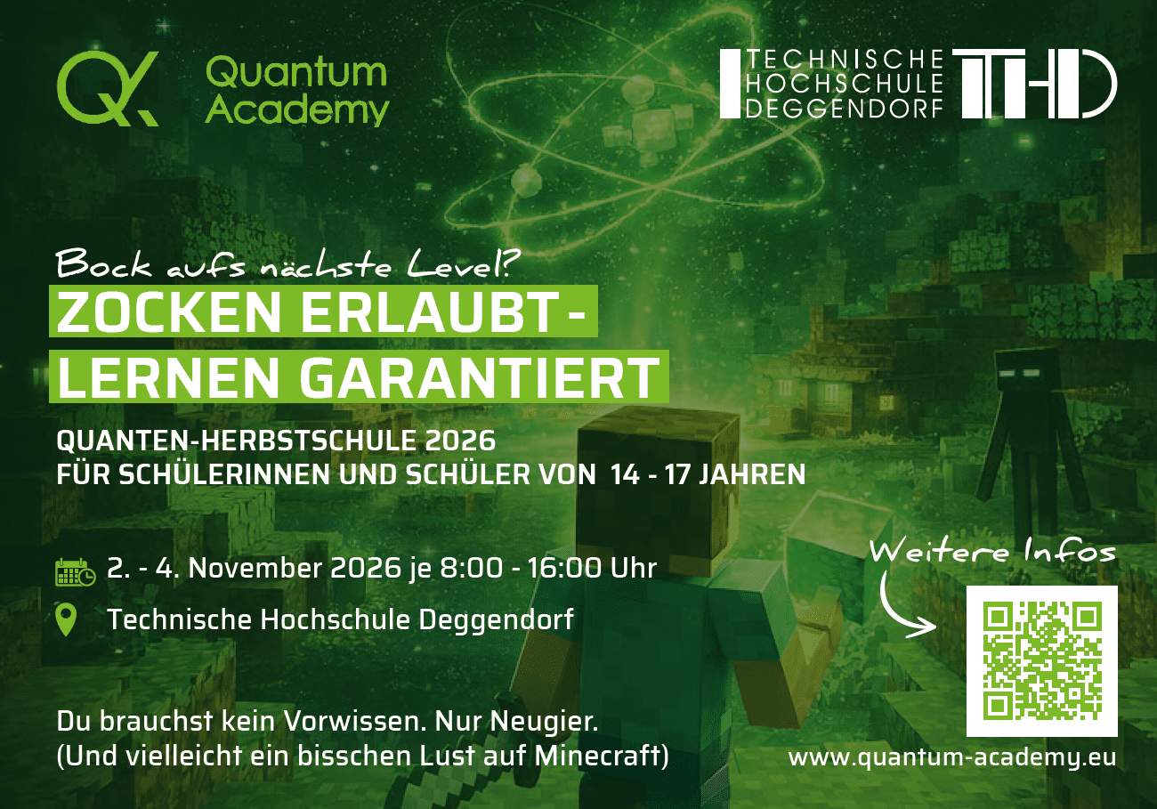 Zocken erlaubt – lernen garantiert! Quantum Academy Herbstschule