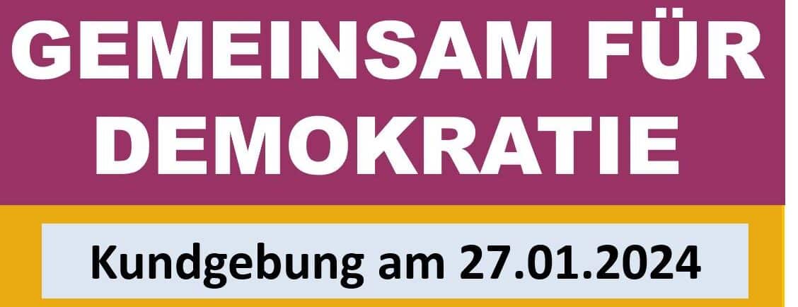 Gemeinsam für Demokratie