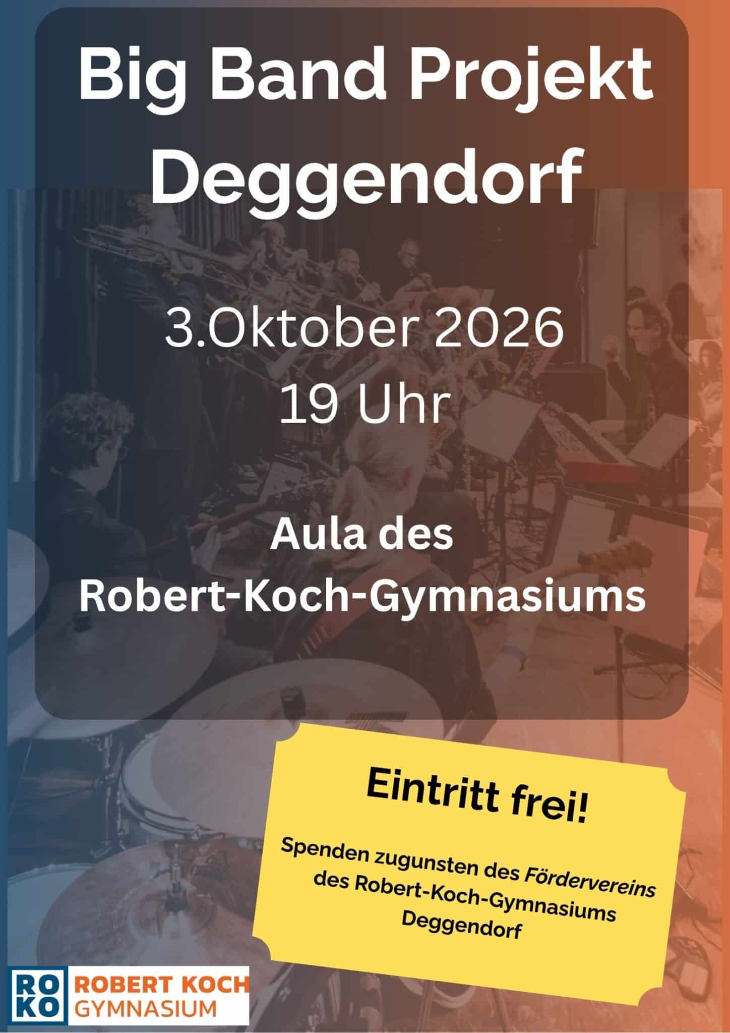 Big Band Konzert des Big Band Projekt Deggendorf