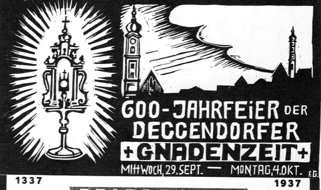 Notzeiten und Jubiläen der „Deggendorfer Gnad“ Vortrag von Professor Eder